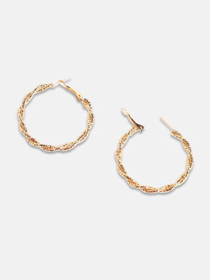 Twisted Hoop Earrings