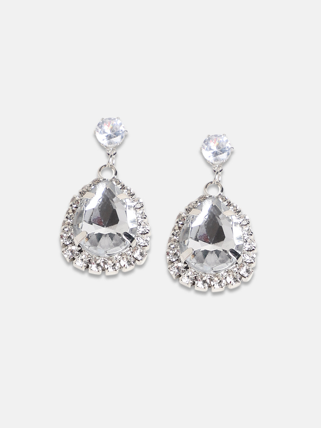 Silver Plated Drop Earrings