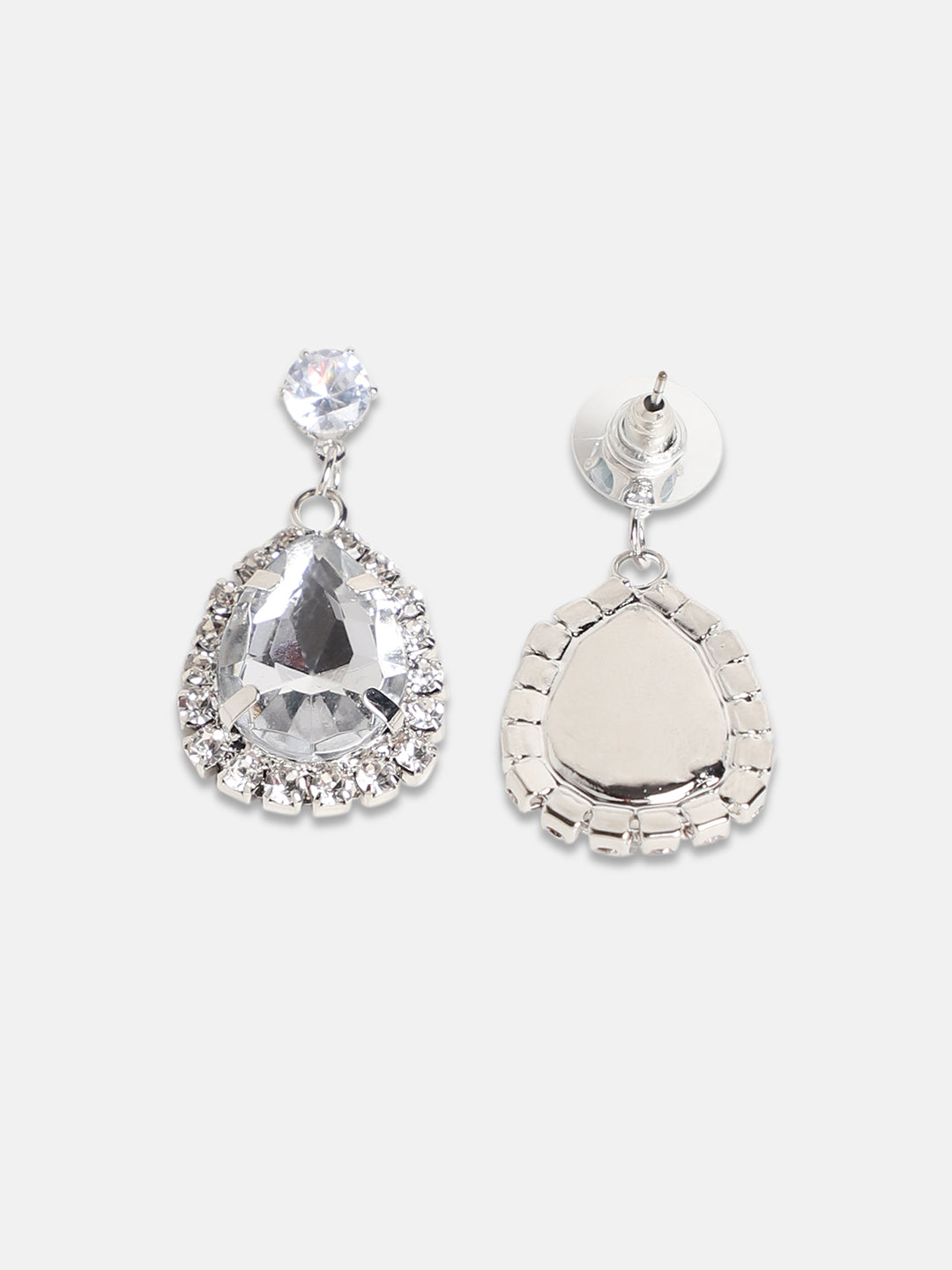 Silver Plated Drop Earrings