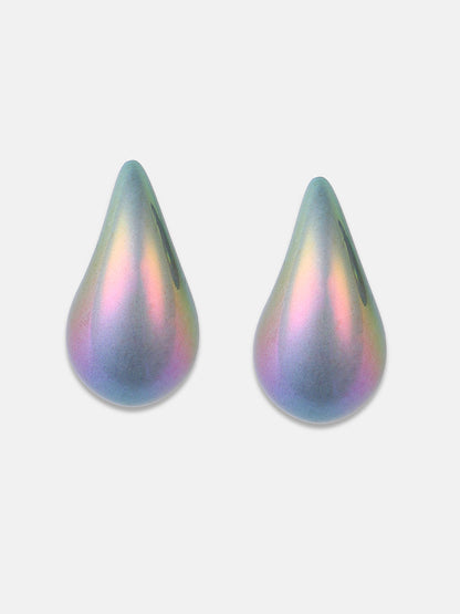 Silver-Plated Contemporary Studded Earrings