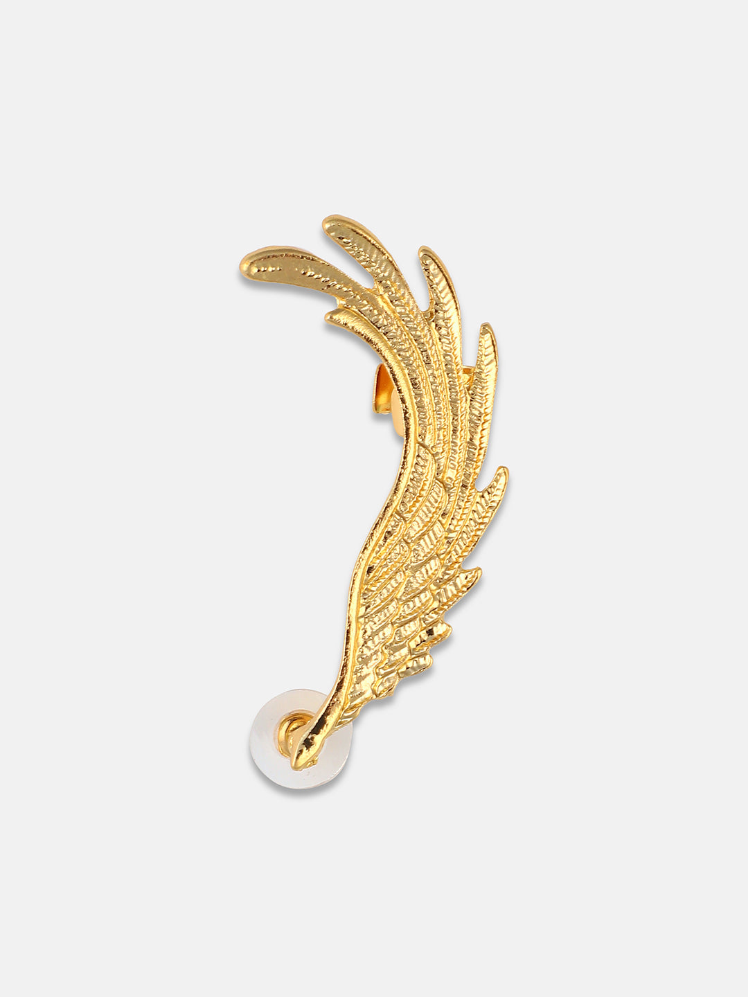 Gold-Plated Contemporary Clip On Ear Cuff Earrings