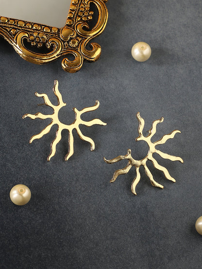 The Sol Drop Earrings - California Gold-SOHIER8832