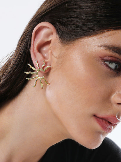 The Sol Drop Earrings - California Gold-SOHIER8832