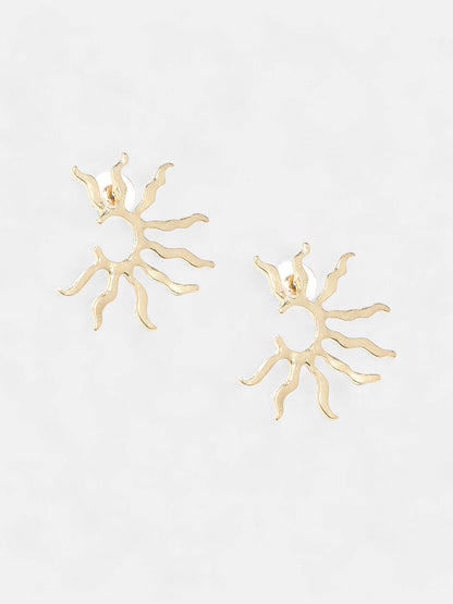 The Sol Drop Earrings - California Gold-SOHIER8832