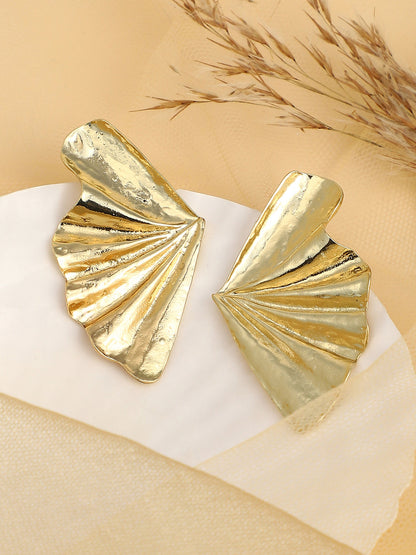 The Fan Drop Earrings - California Gold-SOHIER8833