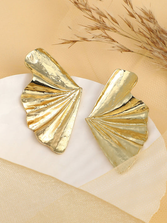 The Fan Drop Earrings - California Gold-SOHIER8833