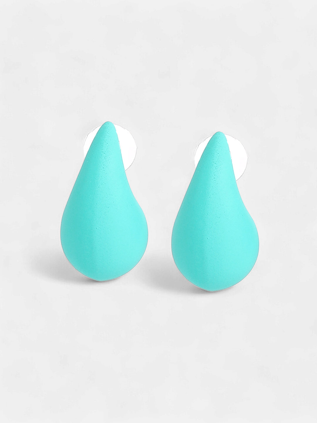 The Teardrop  Drop Earrings - Turquoise Blue-SOHIER8834