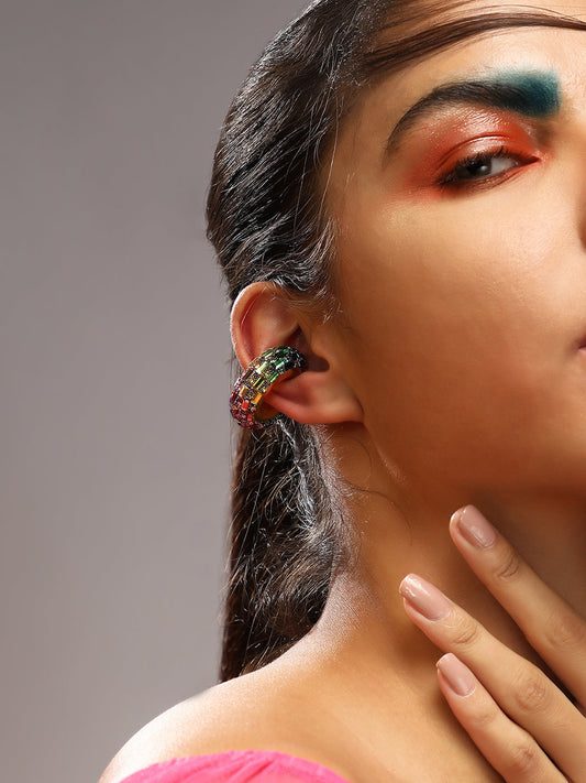 Women's The Mirror Cuff Earrings - Multicolour