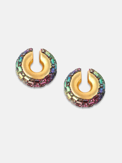 Women's The Mirror Cuff Earrings - Multicolour
