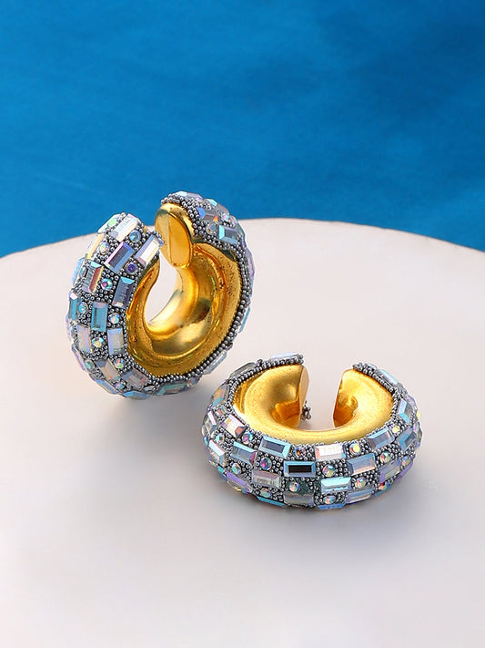 Women's The Mirror Cuff Earrings - Chalice Silver