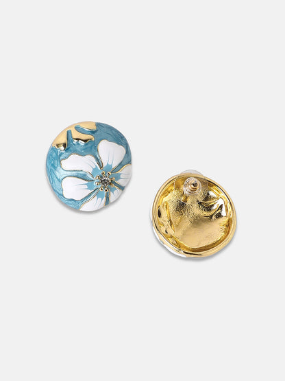 Women's The Hana Stud Earrings - Sky Blue