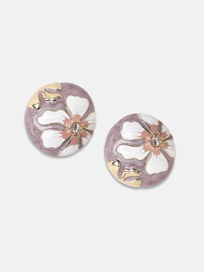 Women's The Hana Stud Earrings - Lavender