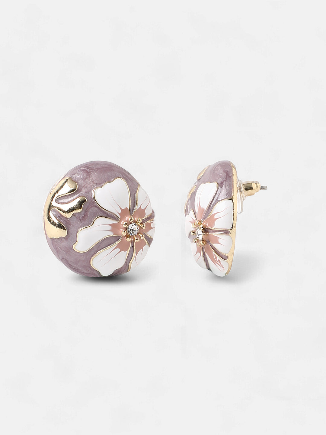 Women's The Hana Stud Earrings - Lavender
