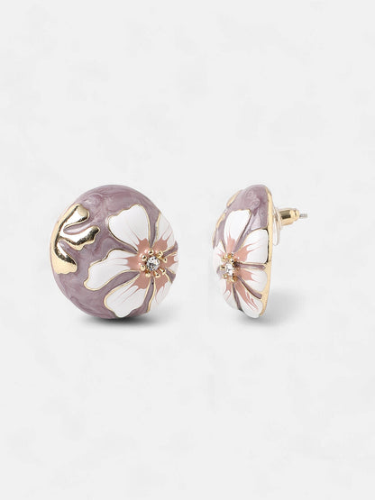 Women's The Hana Stud Earrings - Lavender