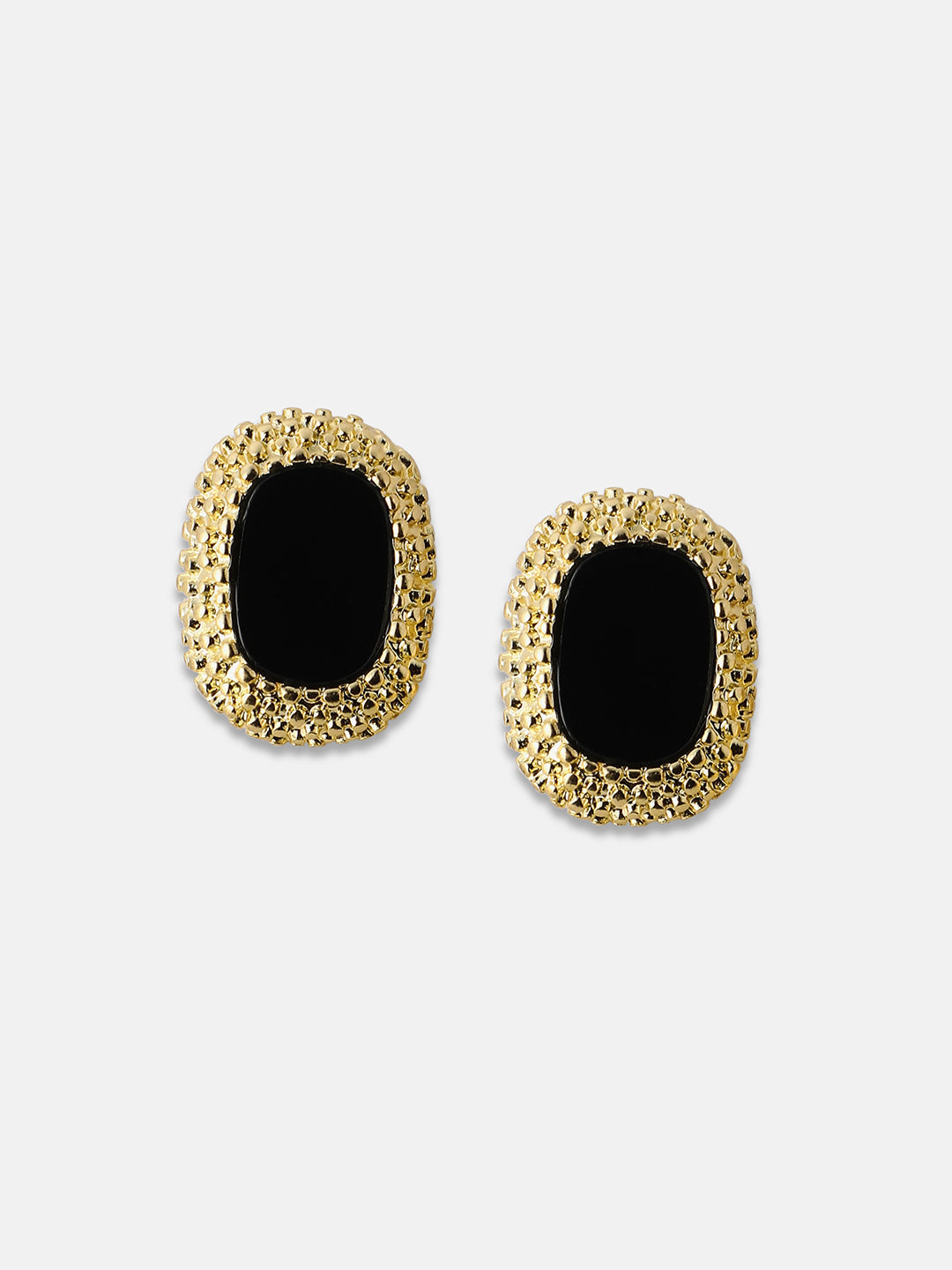 Women's The Celeste Stud Earrings - Onyx Black