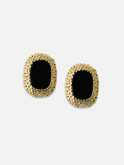 Women's The Celeste Stud Earrings - Onyx Black