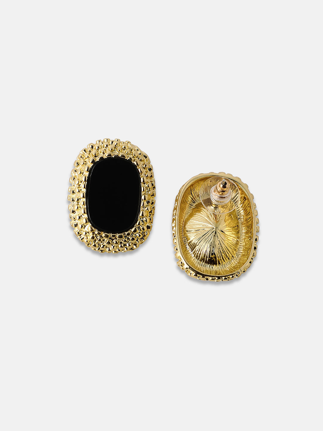 Women's The Celeste Stud Earrings - Onyx Black