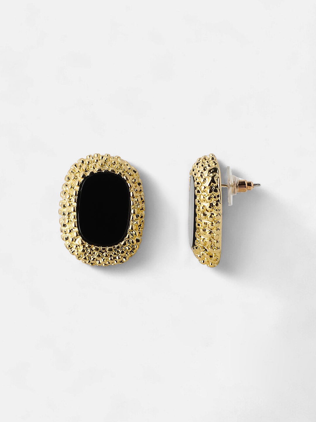 Women's The Celeste Stud Earrings - Onyx Black
