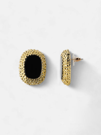 Women's The Celeste Stud Earrings - Onyx Black