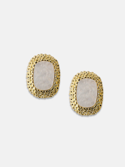Women's The Celeste Stud Earrings - Pearl White