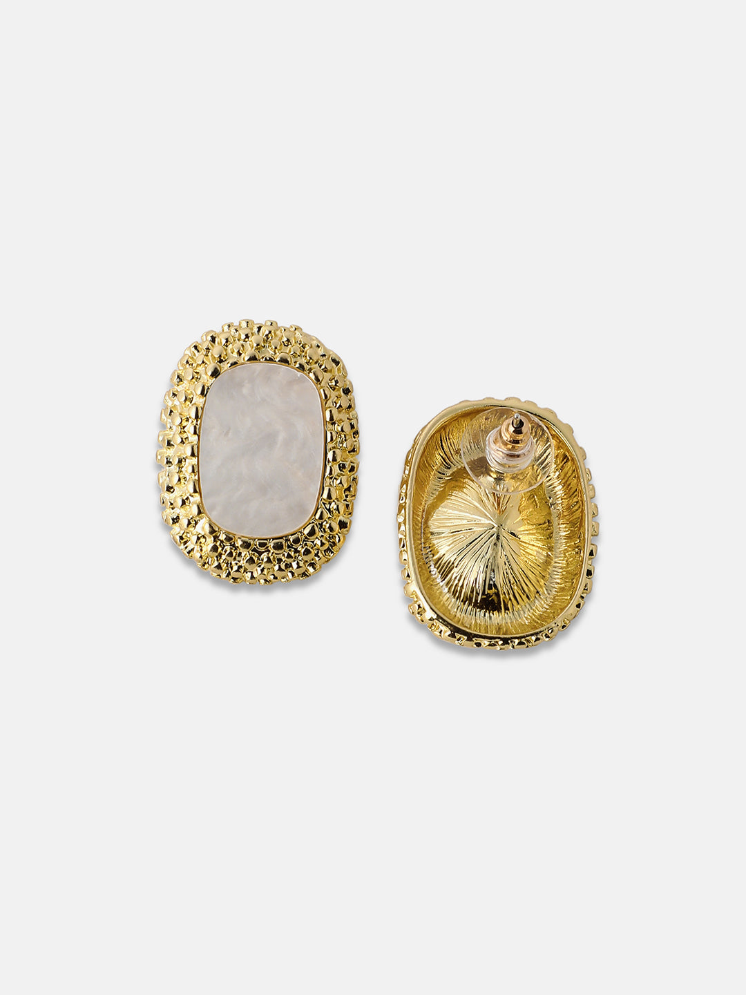 Women's The Celeste Stud Earrings - Pearl White