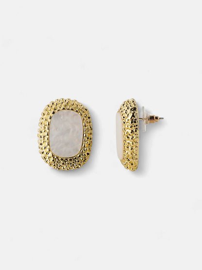 Women's The Celeste Stud Earrings - Pearl White
