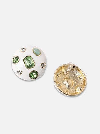 Women's The Duchess Stud Earrings - Pistachio Green
