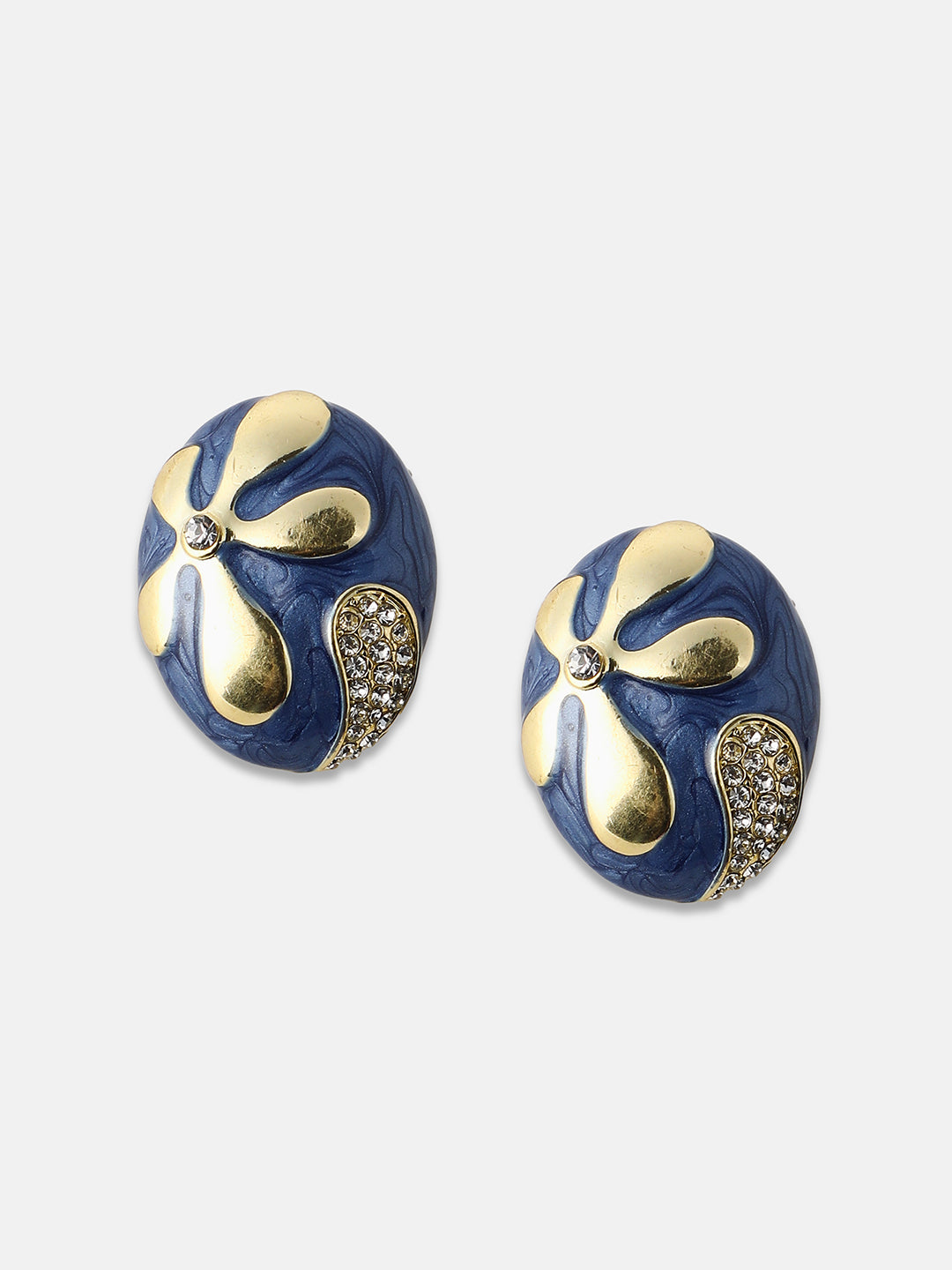 Women's The Florian Stud Earrings - Indigo Blue