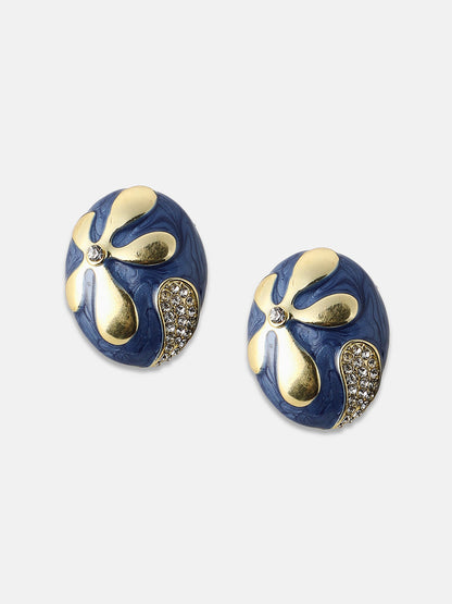 Women's The Florian Stud Earrings - Indigo Blue