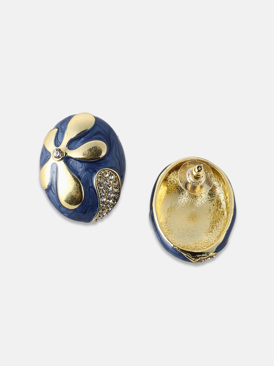 Women's The Florian Stud Earrings - Indigo Blue