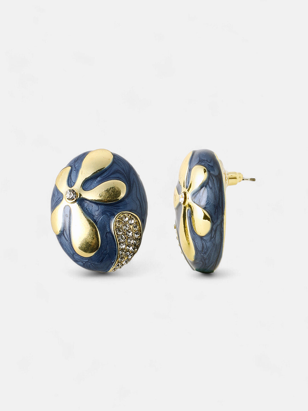 Women's The Florian Stud Earrings - Indigo Blue