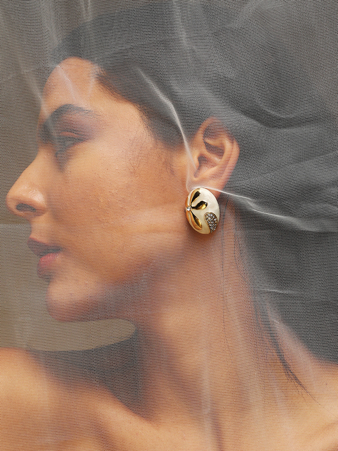 Women's The Florian Stud Earrings - Chalk White