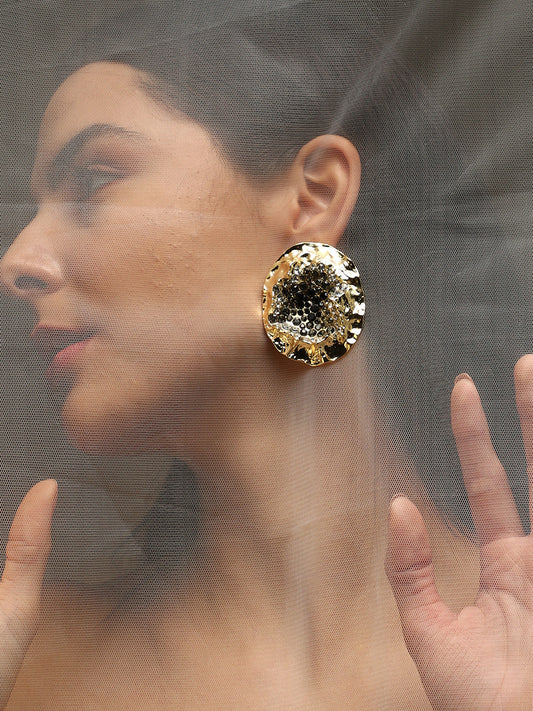 Women's The Lilypad Drop Earrings - Midnight Black