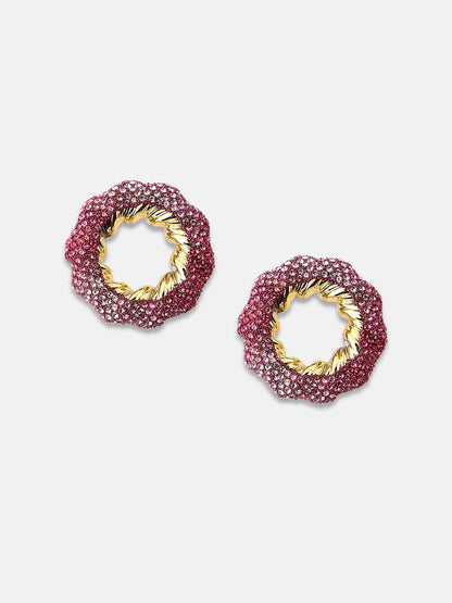 Women's The Jingle Stud Earrings - Baby Pink