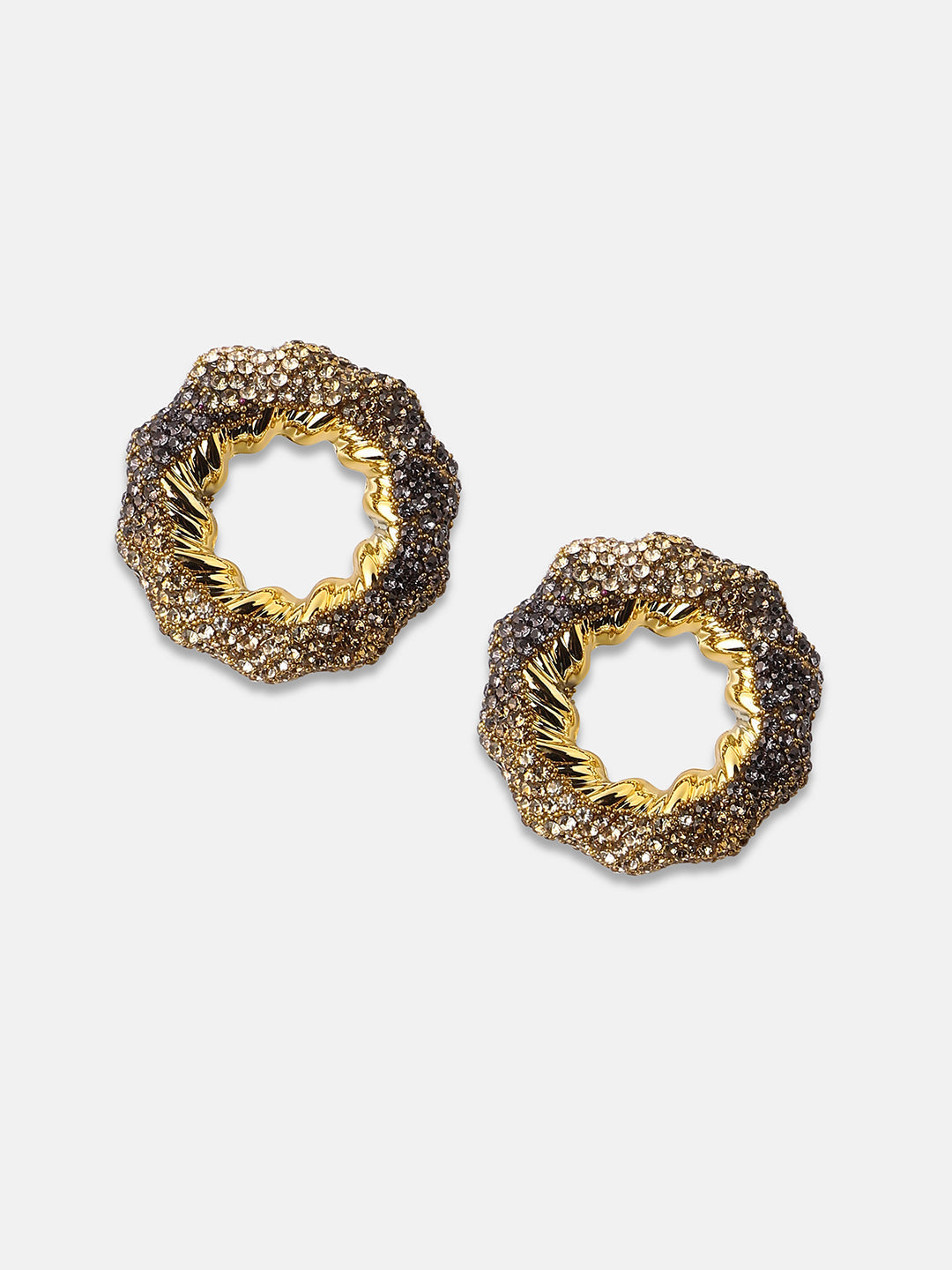 Women's The Jingle Stud Earrings - Antique Gold