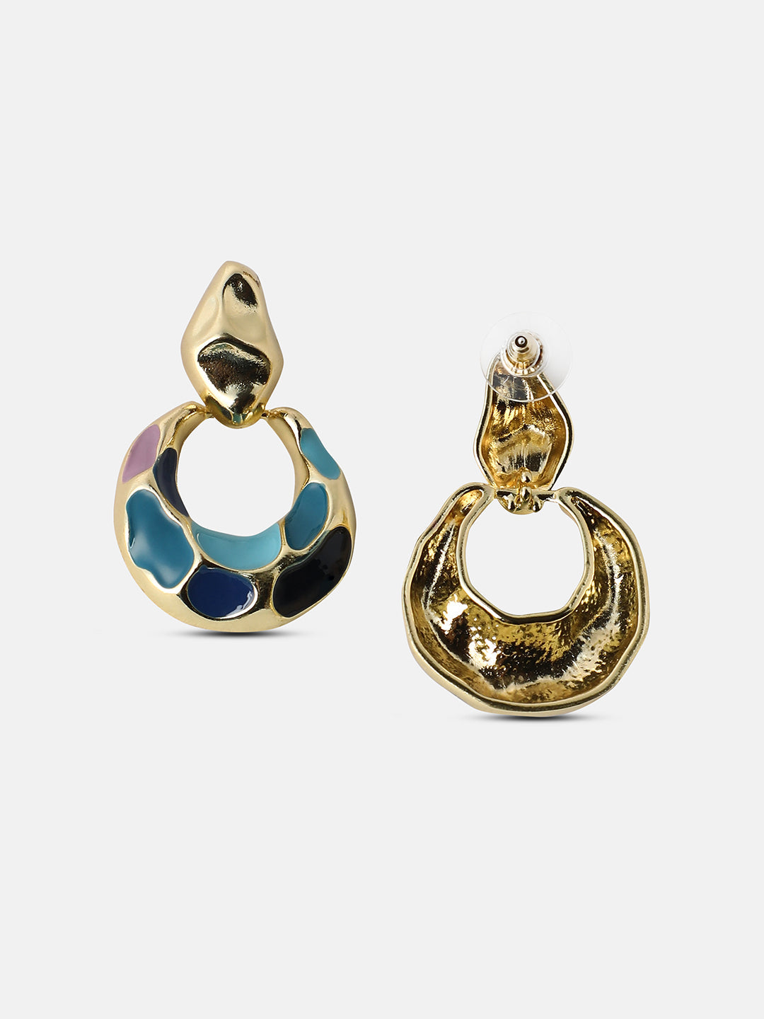 Women's The Amari Drop Earrings - Indigo Blue:Sky Blue