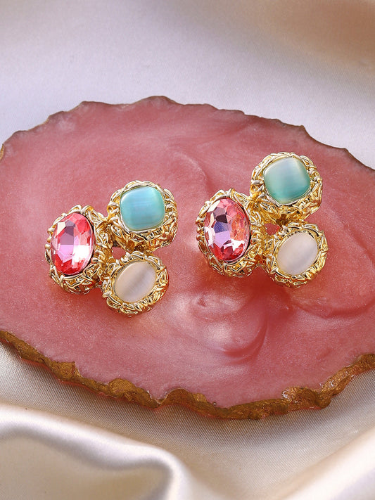 Women's The Regalis Stud Earrings - Metallic Gold