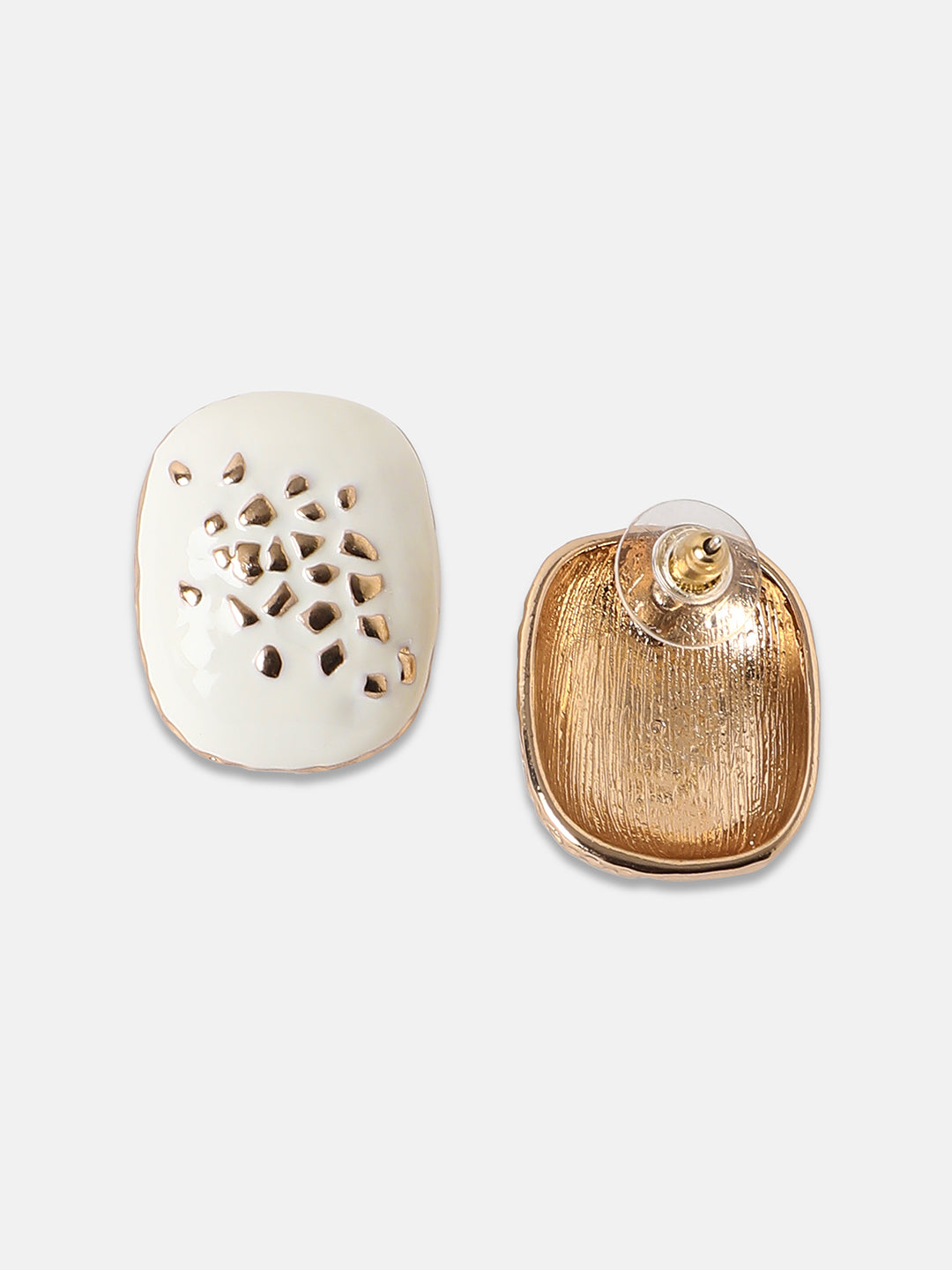 Women's The Aureate Stud Earrings - Chalk White
