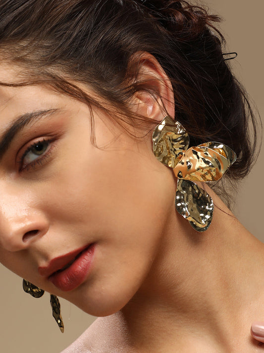 Women's The Withering Flora Drop Earrings - California Gold