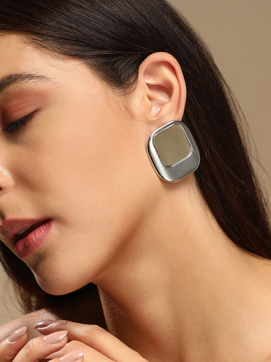 Women's The Jovian Drop Earrings - Metallic Silver