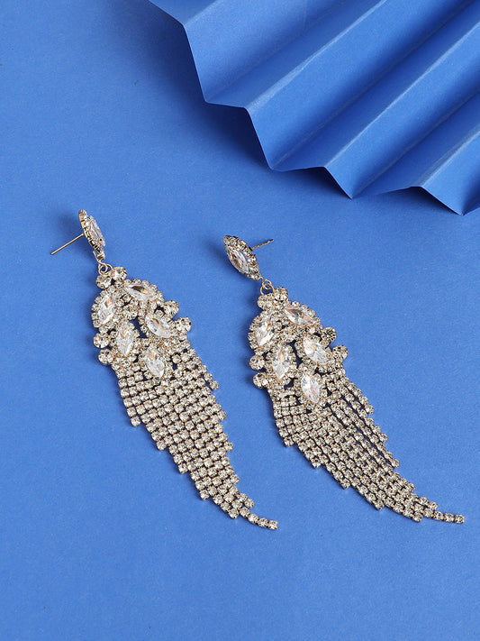 Gold-Plated Classic Drop Earrings