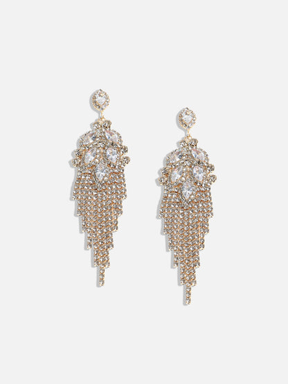 Gold-Plated Classic Drop Earrings