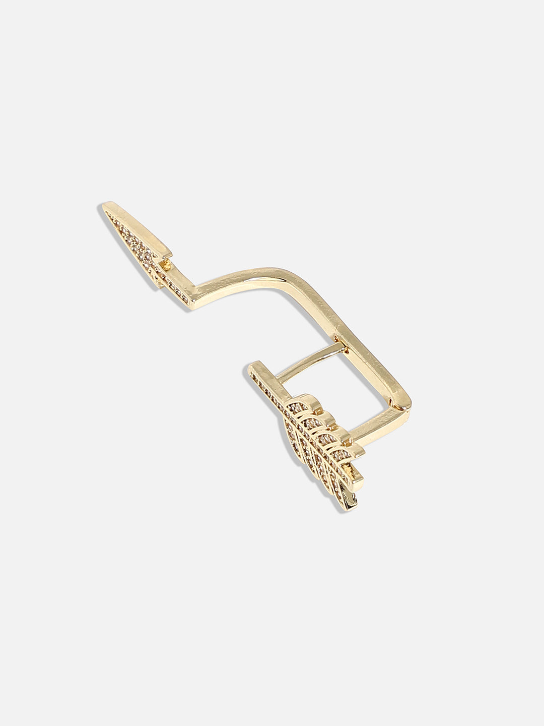Silver-Plated Contemporary Ear Cuff