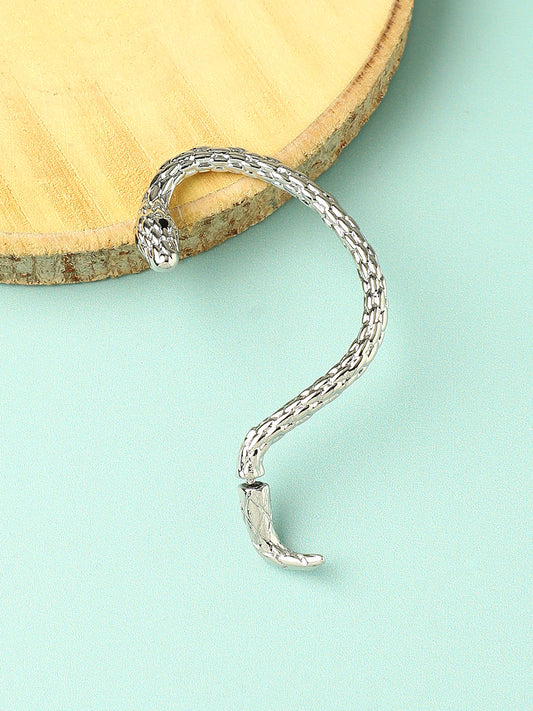 Silver-Plated Animal Shaped Ear Cuff Earrings