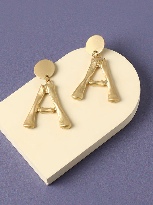 Gold Plated Drop Earrings