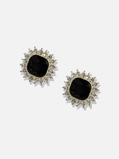 Gold-Plated Contemporary Studs