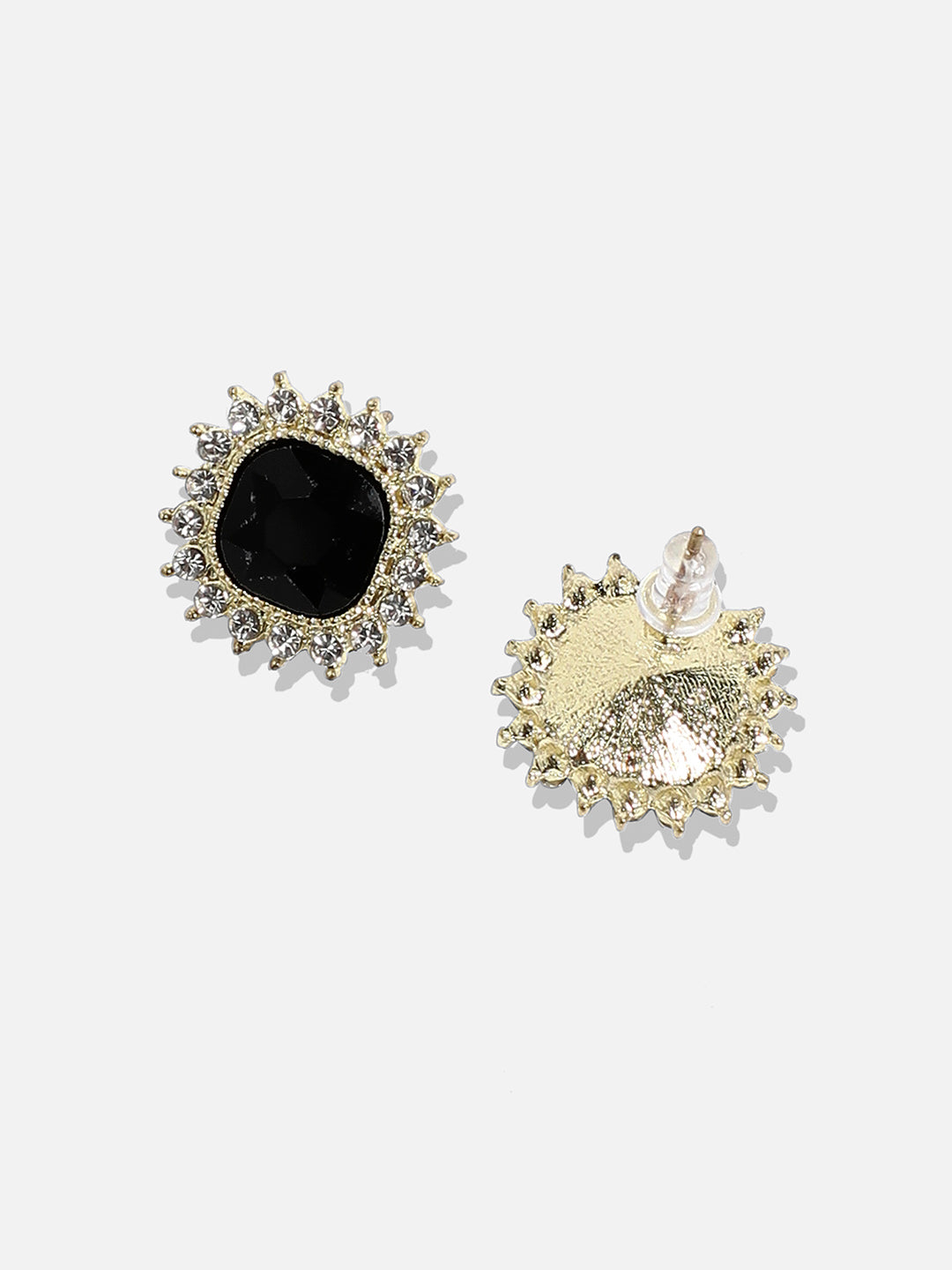 Gold-Plated Contemporary Studs