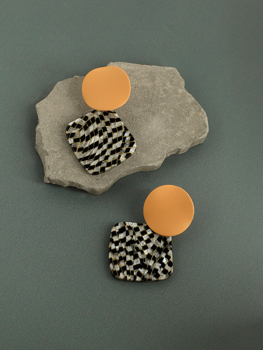 Contemporary Drop Earrings