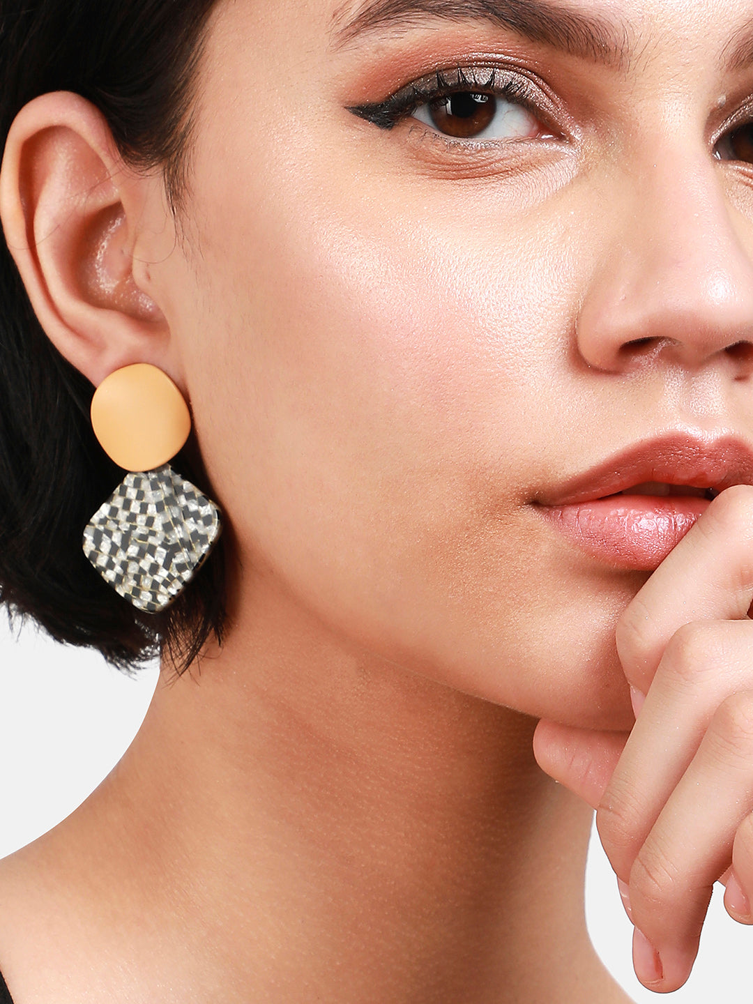 Contemporary Drop Earrings
