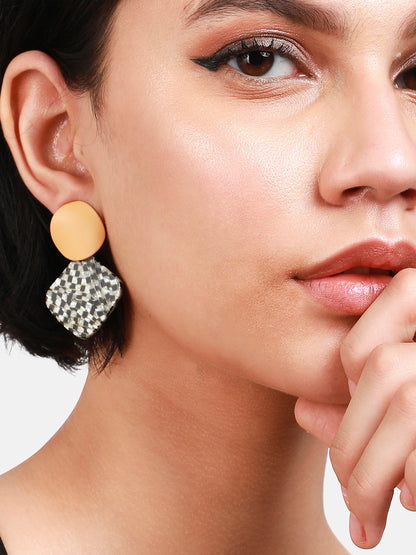 Contemporary Drop Earrings